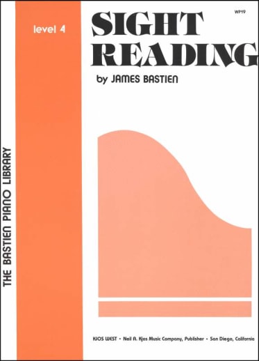 Bastien Piano Sight-Reading Book Level 4