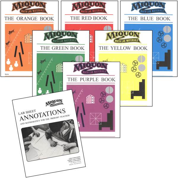 Miquon Book Set - 6 Workbooks + Annotations