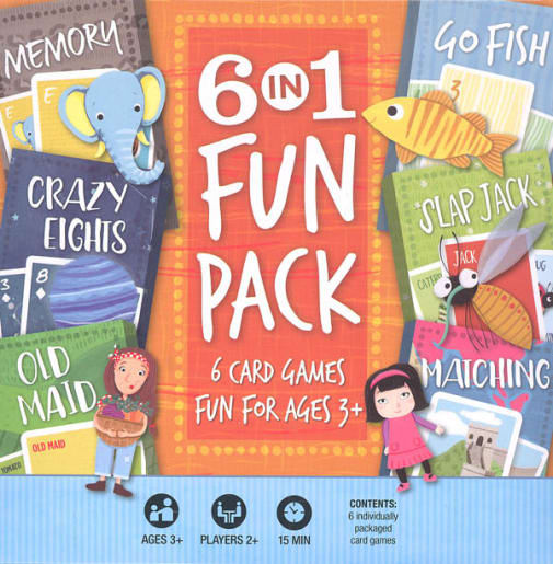 6 in 1 Fun Pack (Card Games)