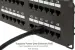CAT8 Shielded Ethernet Patch Cable, 40Gbps, Snagless, 25 ft, Black