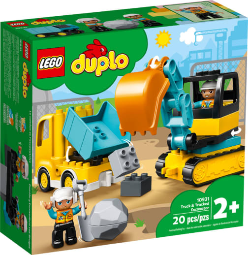 LEGO DUPLO Town Truck & Tracked Excavator (10931)