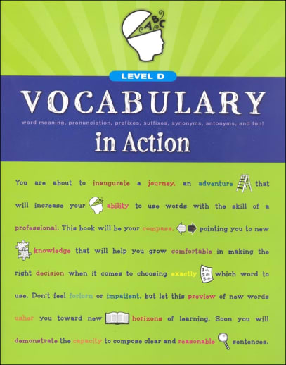 Vocabulary in Action Level D Student Edition