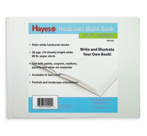 Blank Book 6" x 8" Landscape (Hardcover)