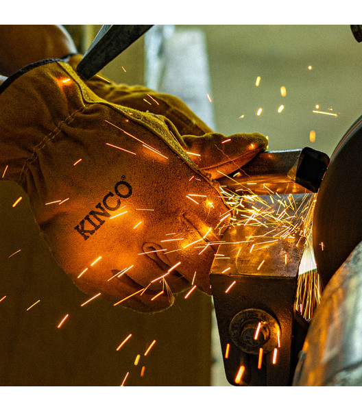 Lined Suede Cowhide Driver, Golden, large