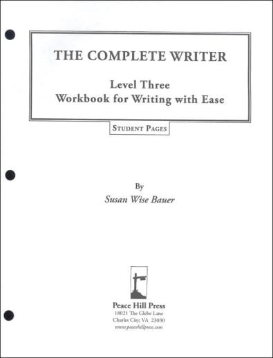 Complete Writer: Writing With Ease Level 3 Student Pages