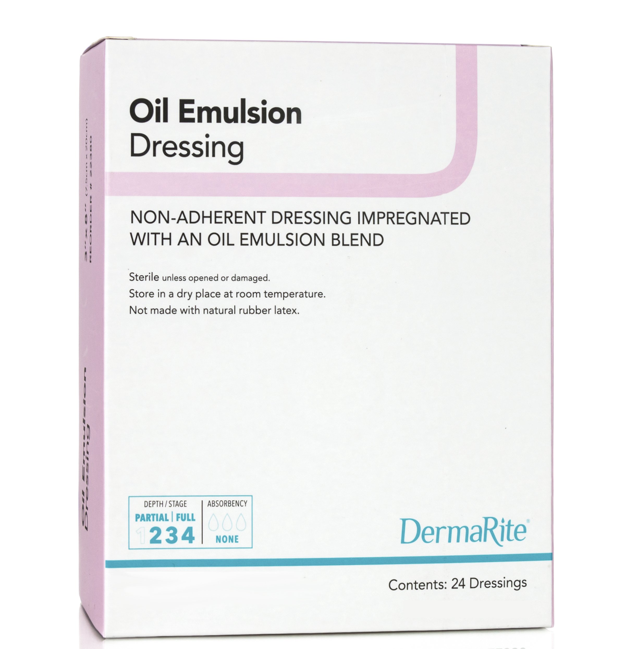 DermaRite Oil Emulsion Impregnated Dressing, 3 x 3 Inch MK 1123830