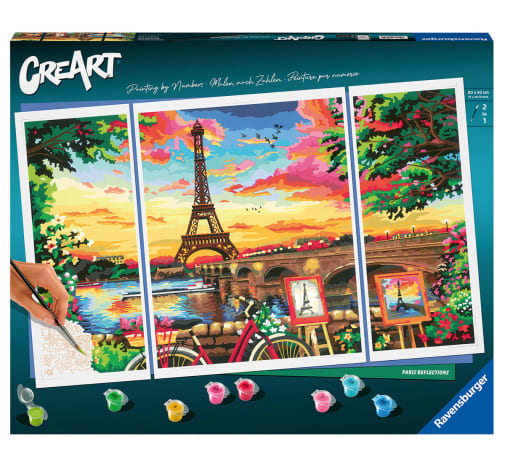 Ravensburger Creart Paint by Number - Paris Reflections (31x20)