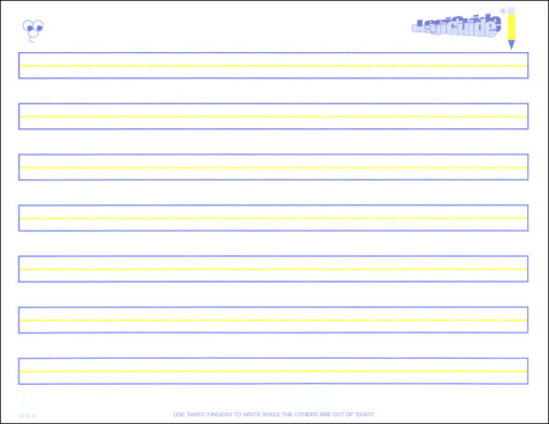 LegiGuide Paper: Medium Ruled, 1st-3rd