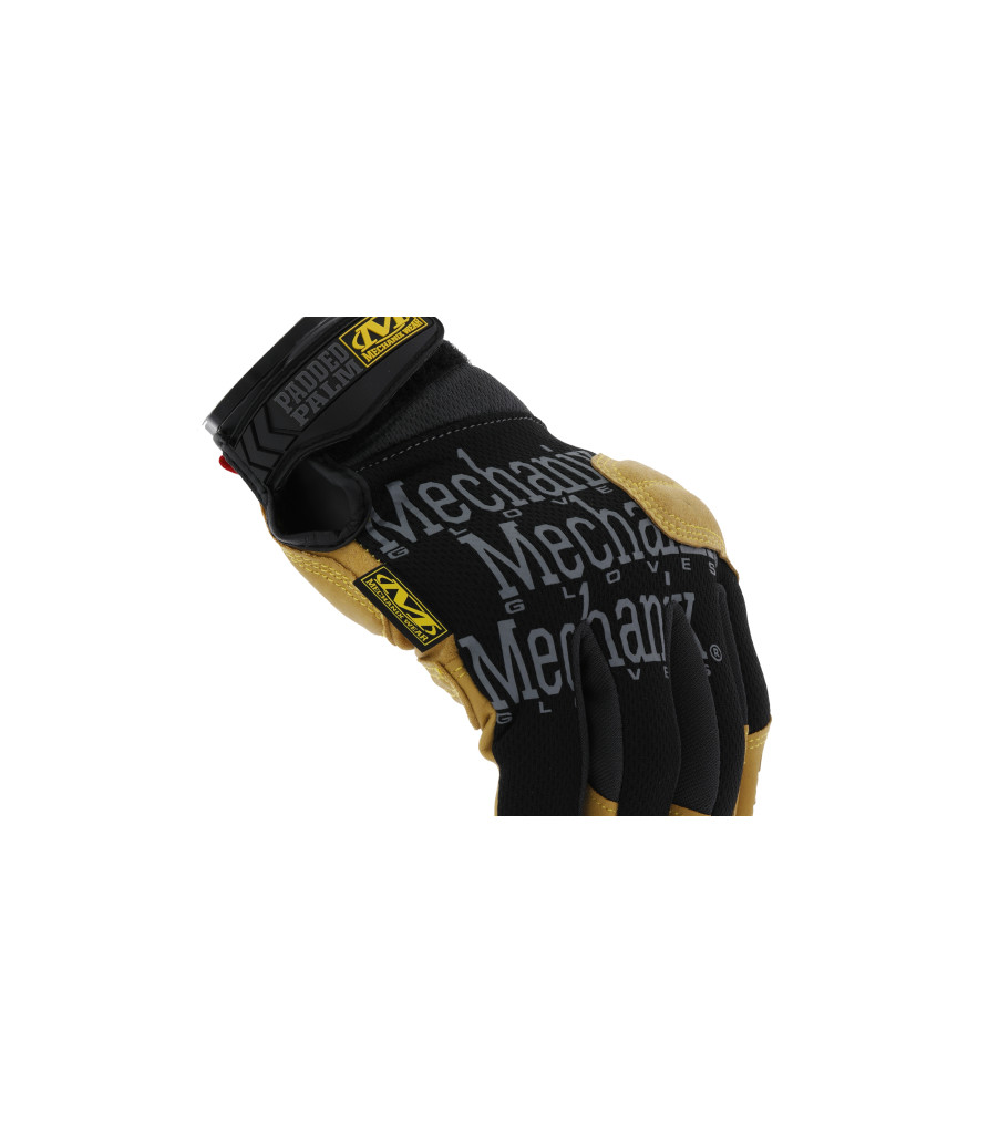 Mechanix Wear: Material4X Padded Palm Work Gloves (Large, Brown/Black)