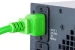 AC power cord, C14 to C19, 14 AWG, 4ft, Green