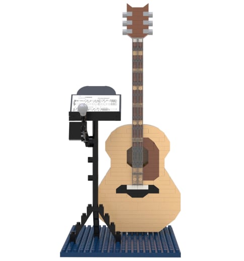 Mini Building Blocks: Acoustic Guitar (426 pieces)