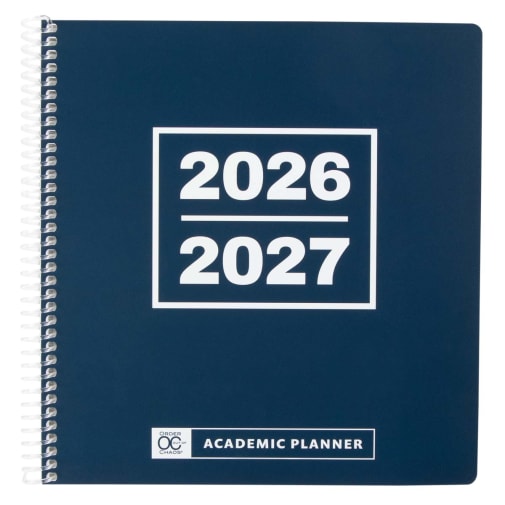 Academic Planner - Personal Size: Stormy Blue July 2026 - June 2027