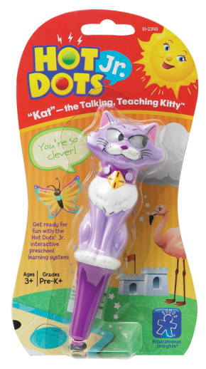 Hot Dots Stylus Pens - Jr. Kat the Talking & Teaching Kitty Pen - Yahoo  Shopping