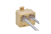 RJ11 (6P4C) Modular T Adapter – 1 Male to 2 Female Splitter, Ivory Color