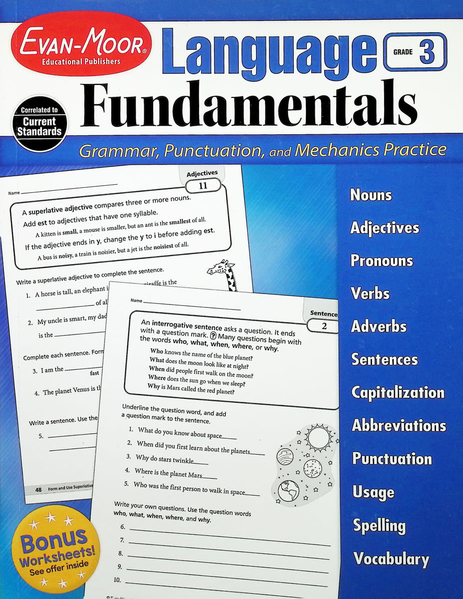 Language Fundamentals Grade 3 - Revised Edition
