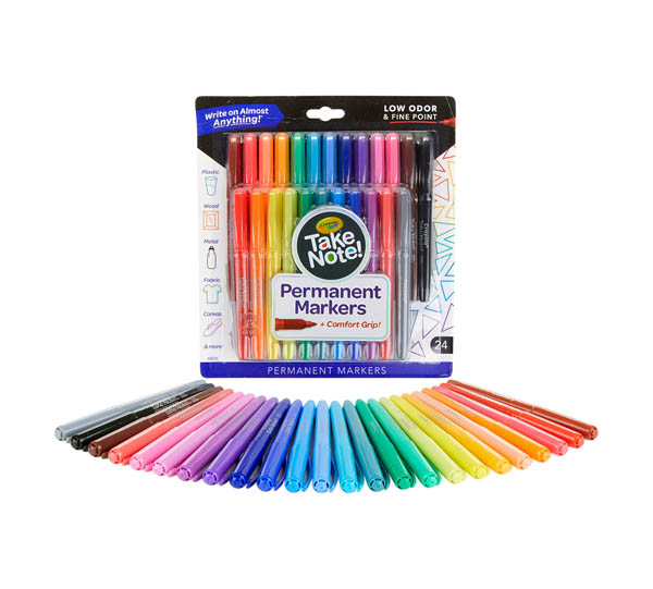 2019 Crayola Take Note! Review, Felt-Tip Pens, Permanent Markers