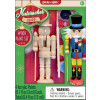 Mini Nutcracker Guard Wood Ornament