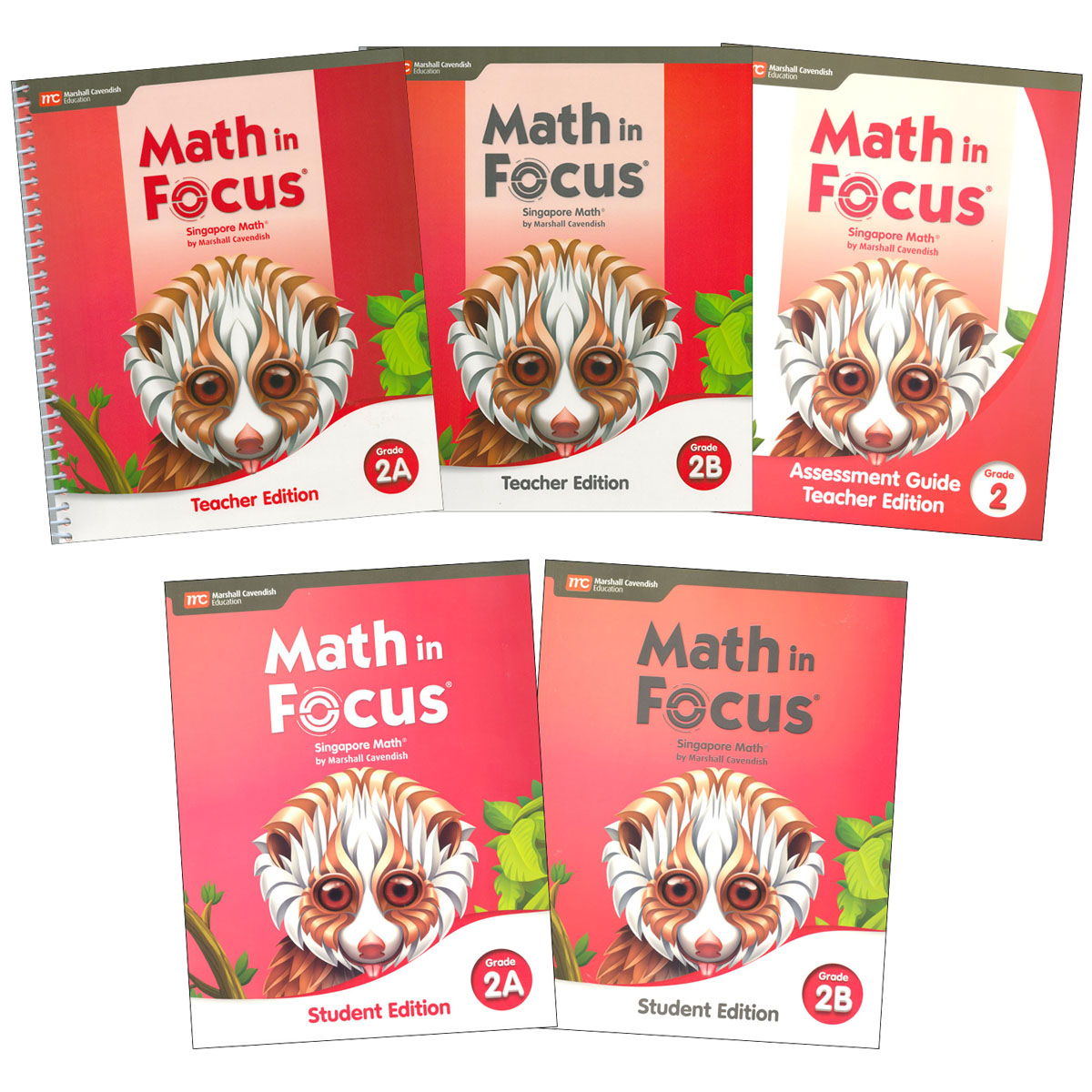 Math in Focus Homeschool Kit, Grade 2 (2020 Edition)