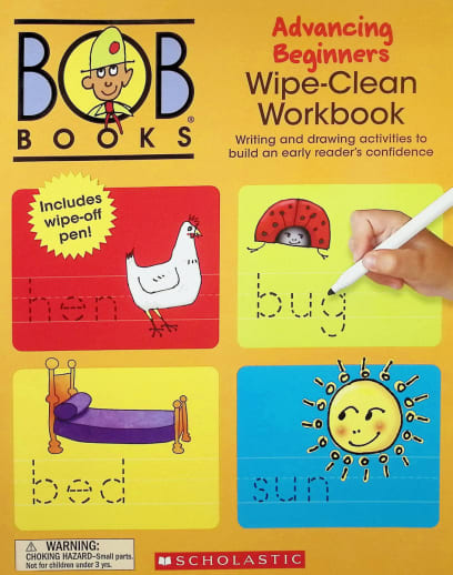 BOB Books: Advancing Beginners Wipe-Clean Workbook
