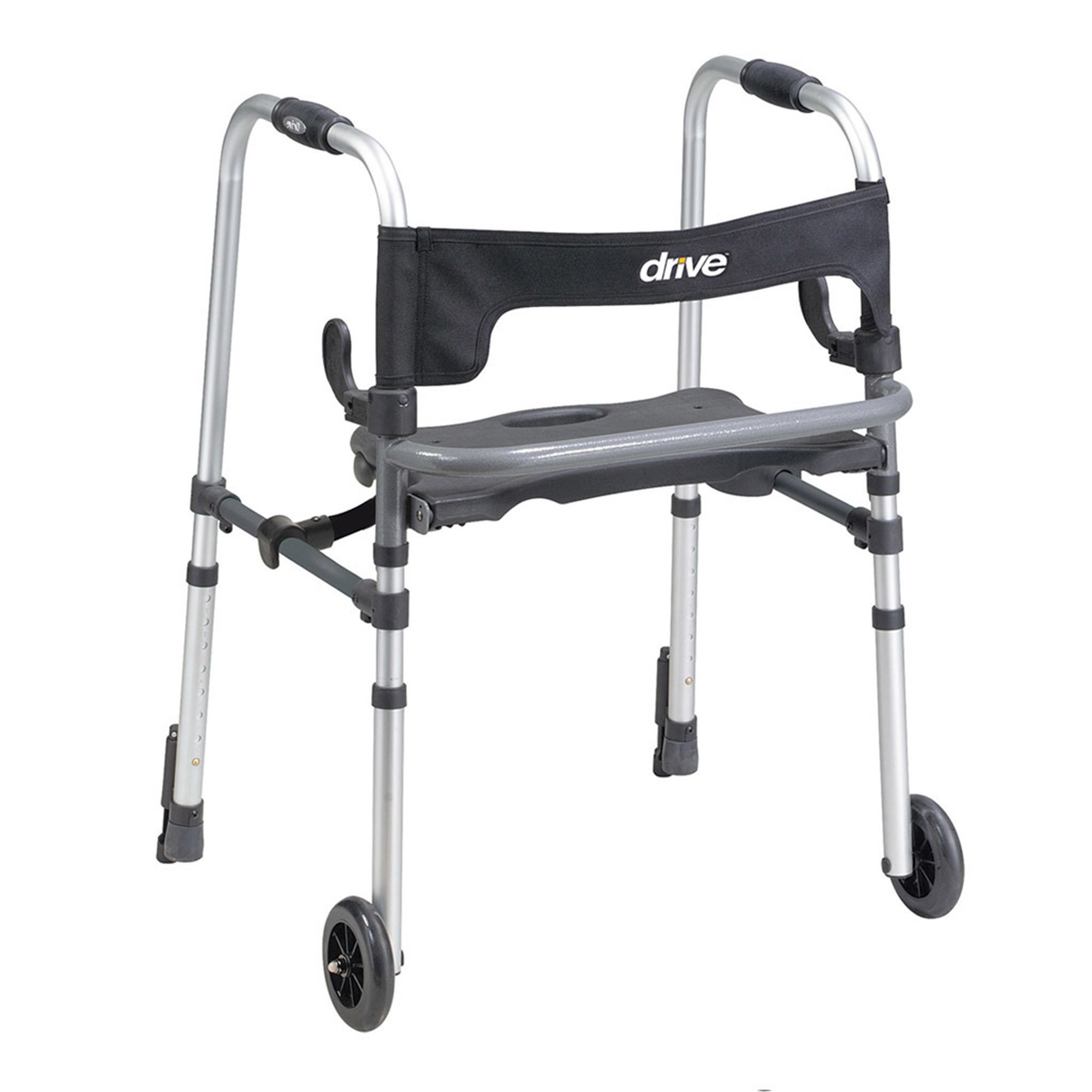 Clever-Lite LS Aluminum Dual Release Folding Walker, 29  39 Inch Height MK 583547