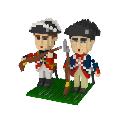 Mini Building Blocks: Revolutionary War Soldiers (485 pieces)