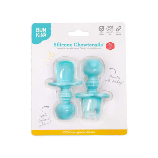 Silicone Chewtensils - Blue