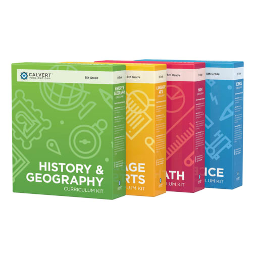 Calvert 5th Grade 4 Subject Set