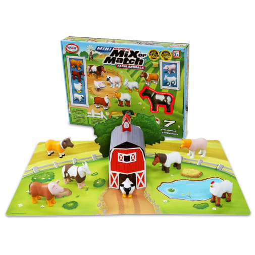 Mini Magnetic Mix or Match Animals - Farm