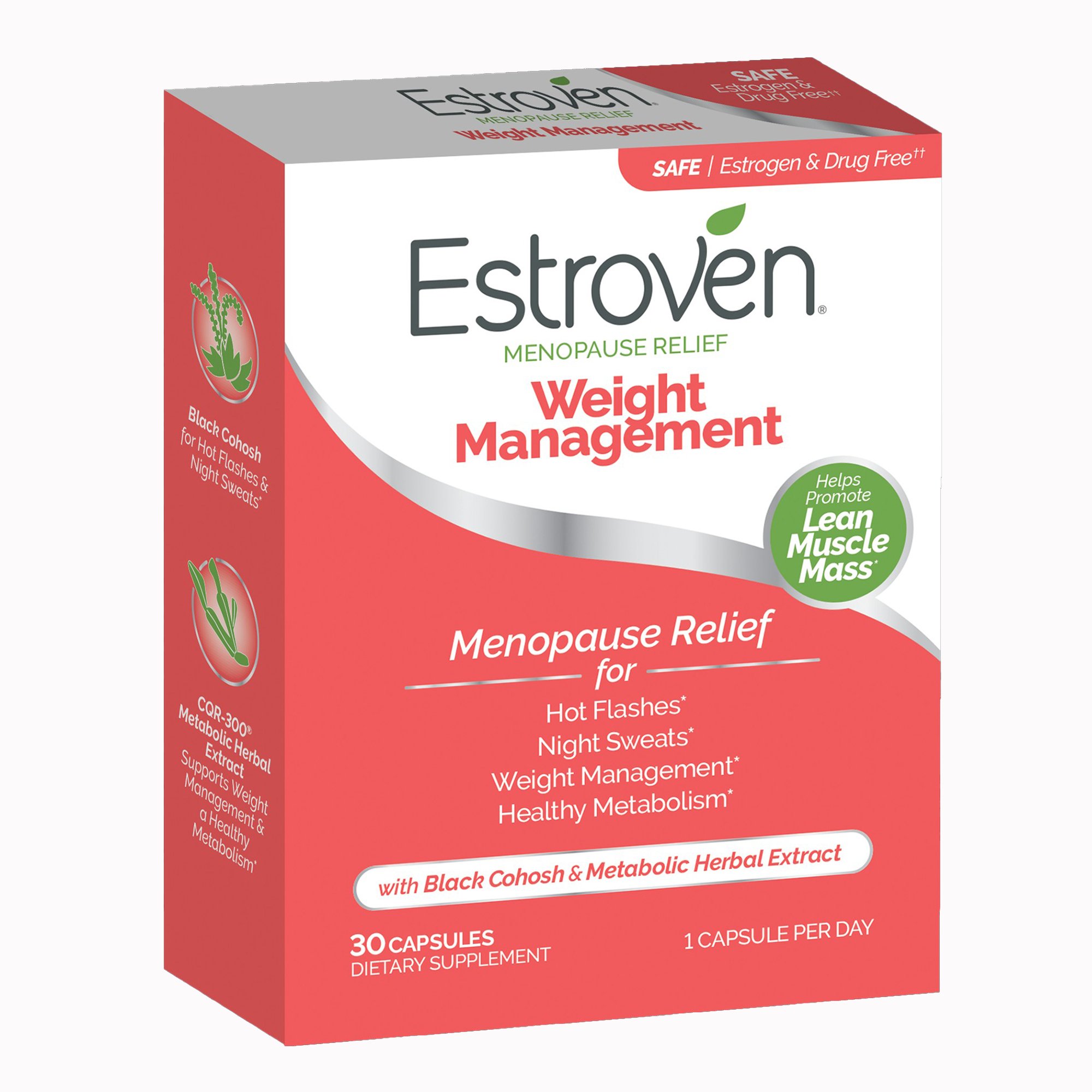 Estroven Once Daily Menopause Relief Weight Management Capsules MK 1268970