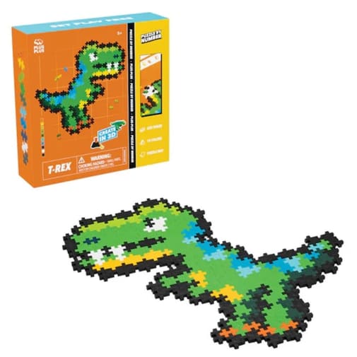 Puzzle By Number - T-Rex (250 Pieces)