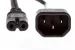 AC Power Cord, C14 to C7, 18 AWG, 6ft