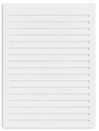 Plastic Line Template for Portrait Big Bare Books