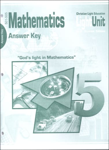 Mathematics LightUnits A/K 501-505 Sunrise Ed