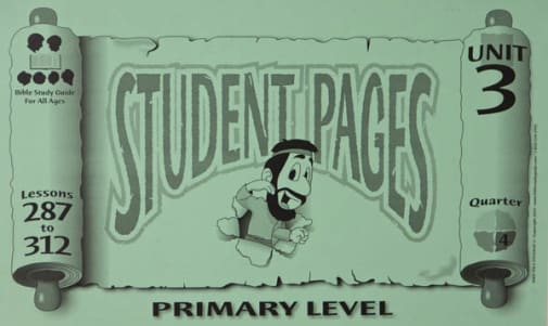 Primary Student Pages for Lessons 287-312