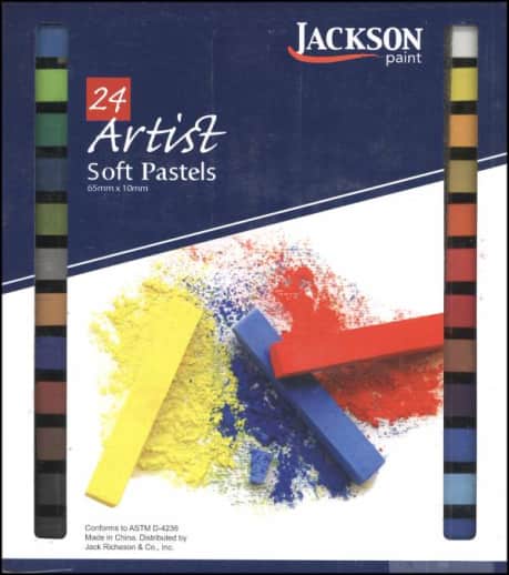 Jackson Assorted Artist Soft Pastels Set of 24