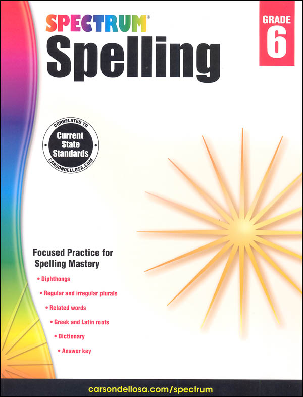 Spectrum Spelling Grade 6 (2014 Update)