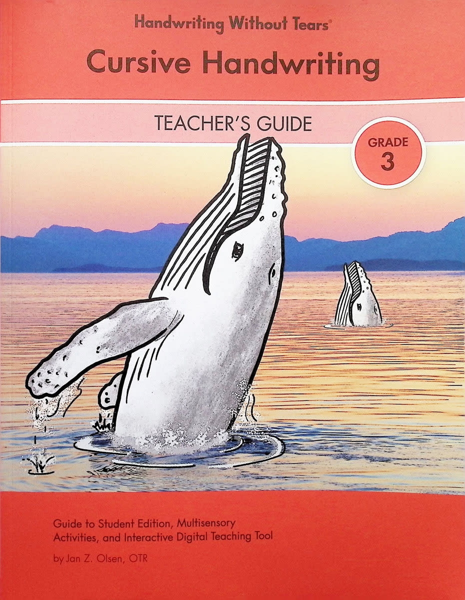 Handwriting Without Tears Cursive Handwriting 2025 Edition Teacher's Guide