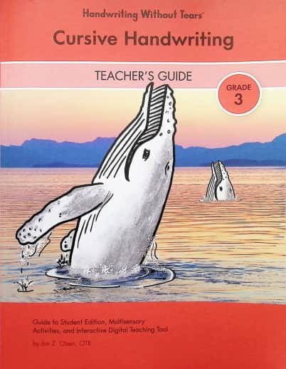Handwriting Without Tears Cursive Handwriting 2025 Edition Teacher's Guide