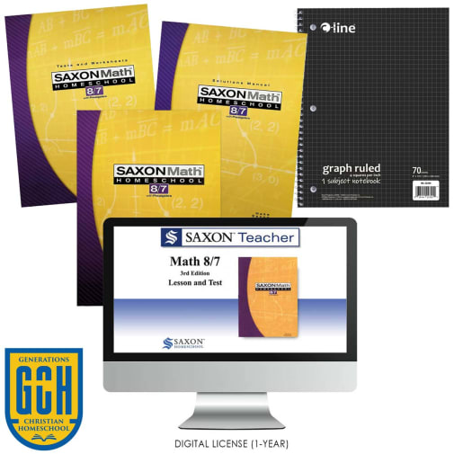 Generations Homeschool Grade 7 Math Package