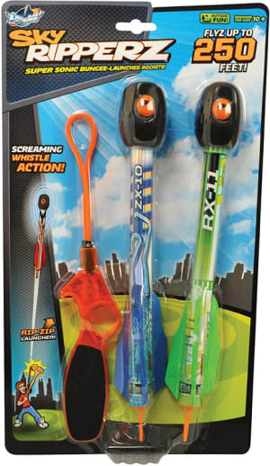 Zing Blast Off Sky Ripperz (2 Rockets, 1 Launcher)