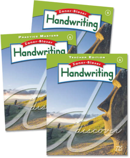 Zaner-Bloser Handwriting Grade 6 Home School Bundle - Student Edition/Teacher Edition/Practice Masters (2012 edition)