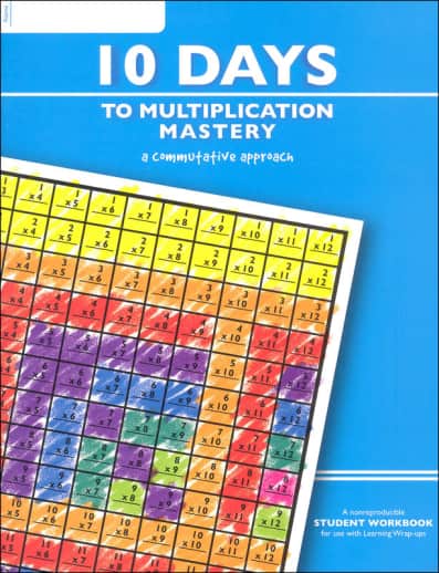 10 Days to Multiplication Mastery Workbook (64 pages)