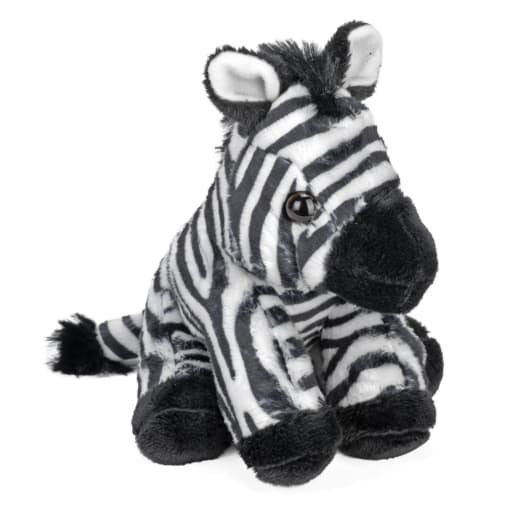 Pocketkins-Eco Zebra 5" Plush