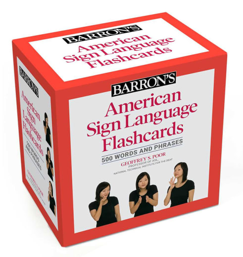 Barrons 500 Flash Cards of American Sign Language 2ED