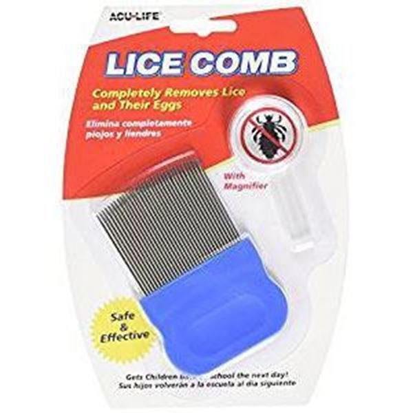 Acu-Life Metal Lice Comb with Magnifier MK 906280
