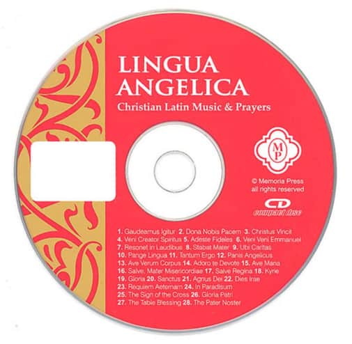 Memoria Press Lingua Angelica CD