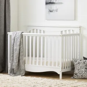 Baby Crib - 4 Heights with Toddler Rail
