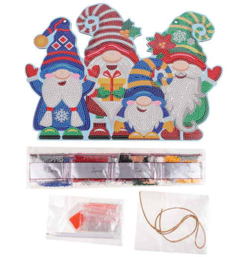 Crystal Art Deco Kit: Hanging Gnomes