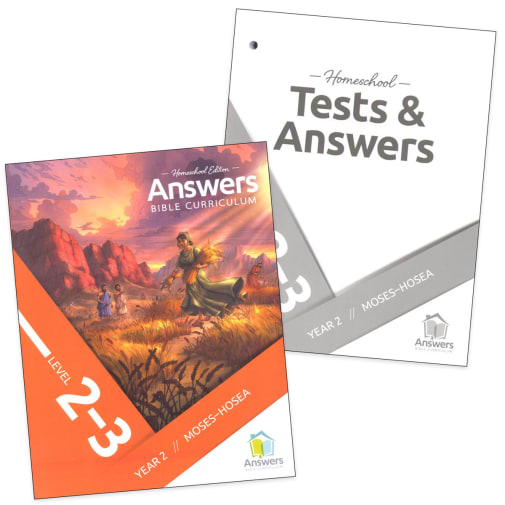 Answers Bible Curriculum Year 2 Homeschool Student Value Combo Grades 2-3