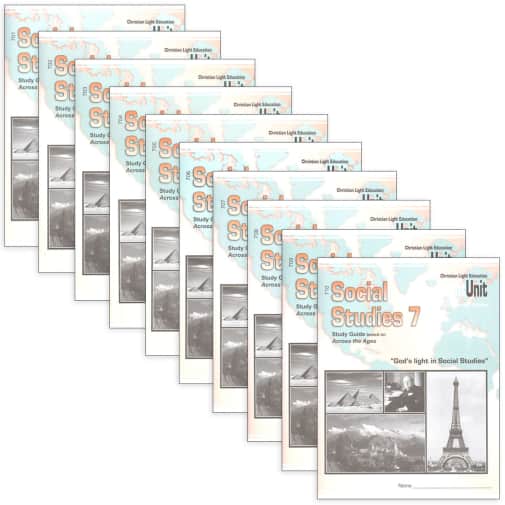 Christian Light Social Studies 701-710 LightUnit Set Sunrise Preliminary Edition